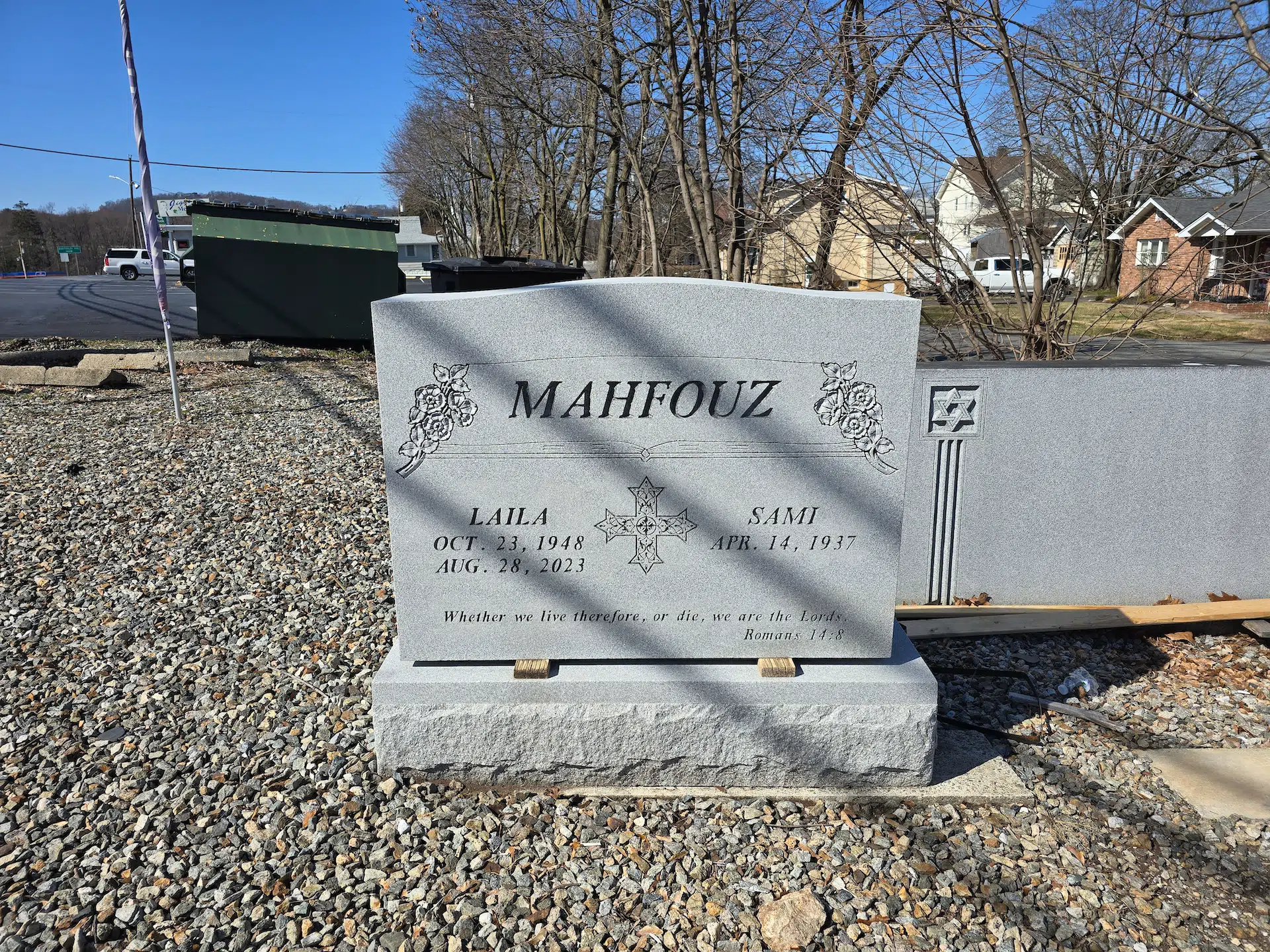 Granite Headstone Maker / Company hand-carved by Gravestone Maker in NJ — image 1
